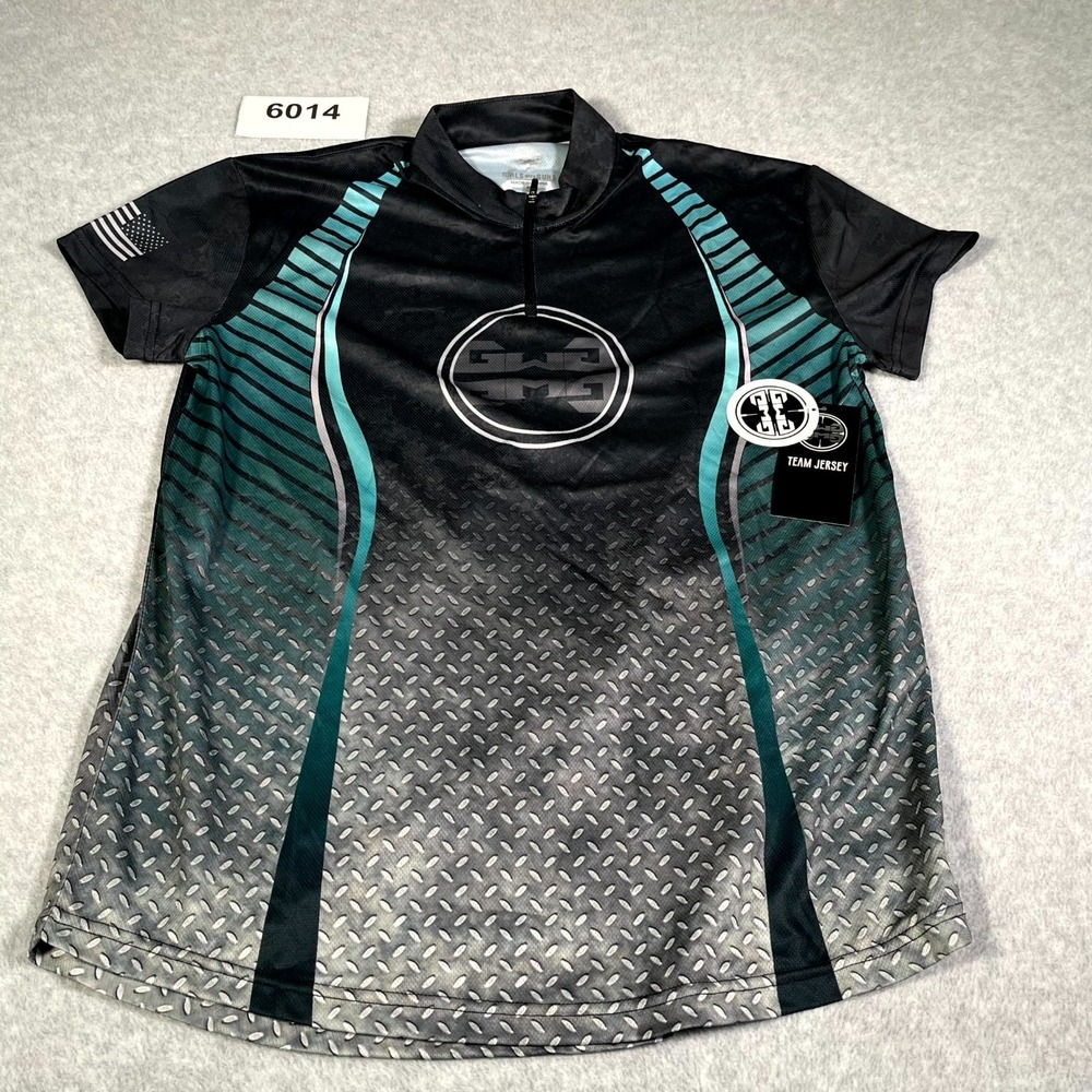 GWG Girls With Guns Team Jersey Womens‎ Small Multicolor Quarter Zip Performance